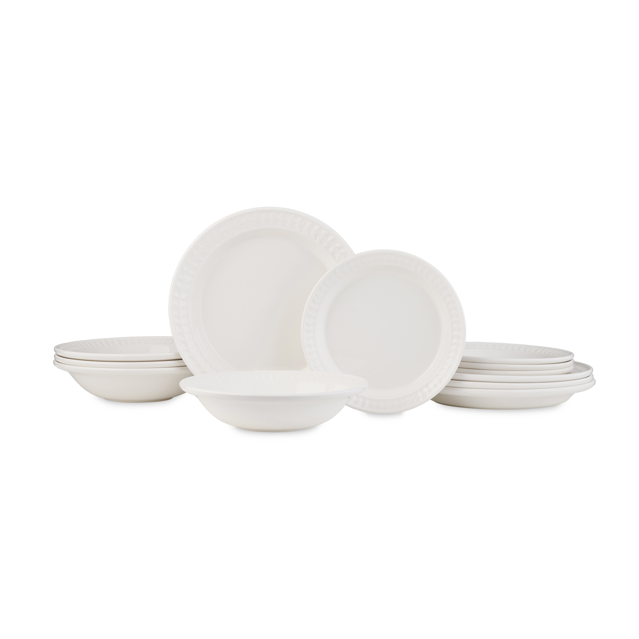 Botanic Garden Harmony 12 Piece Set White image number null